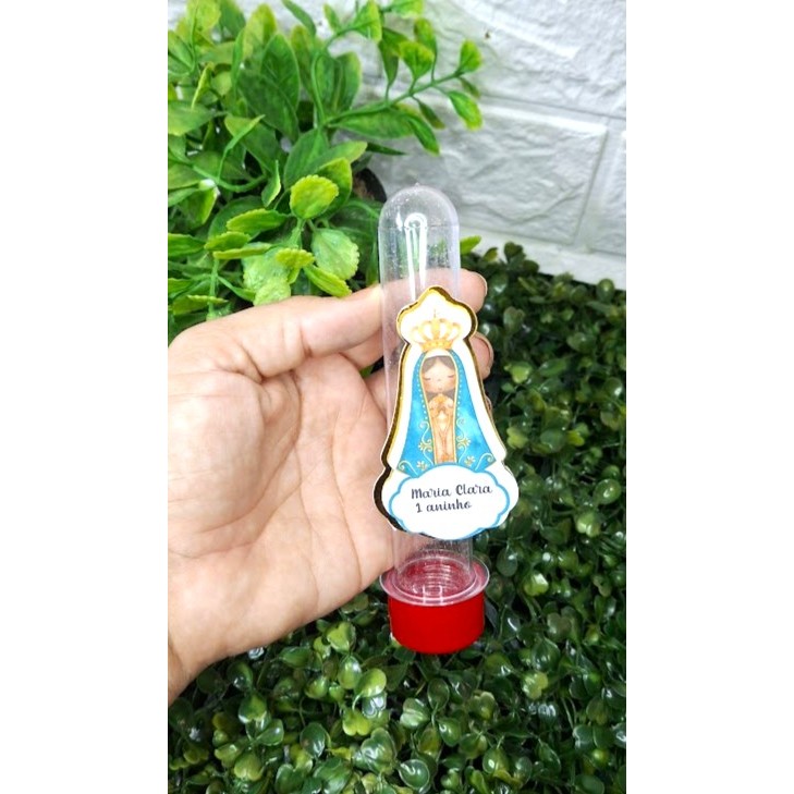 Aplique 3D para Tubete Nossa Senhora Aparecida |  Aniversário | Festa Infantil | Lembrancinhas Personalizadas