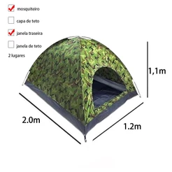 Barraca Camping 2 Lugares Colorido Barraca De Acampamento Adulto 2 Pessoas Camuflado Promoção