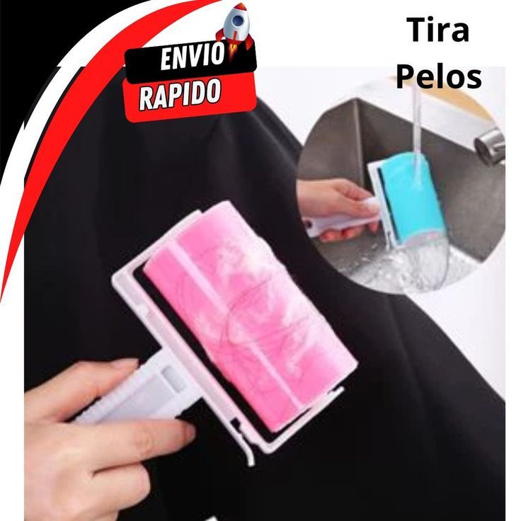 ROLO ADESIVO TIRA PELOS E PLUMAS DE ROUPAS E ESTOFADOS MATÉM IMPECÁVEIS!