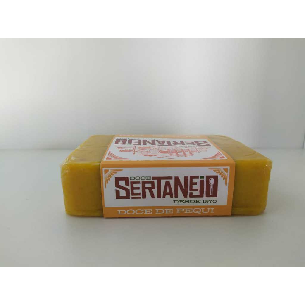 DOCE SERTANEJO DOCE DE PEQUI EM BARRA 450g em Oferta na Shopee