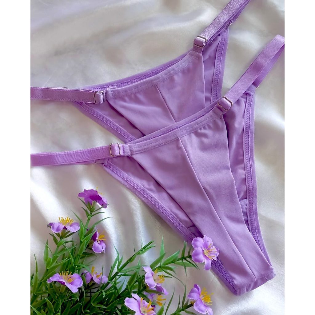 Kit c/10 unidades de calcinha Fio Duplo fio dental regulagem lingerie Calcinha em Oferta na Shopee