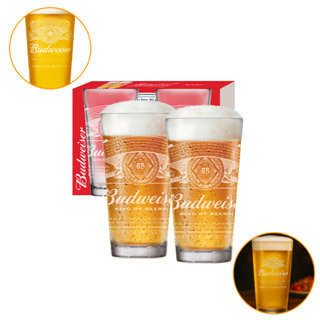 Jogo 2 Copos Vidro Para Chopp Cerveja Budwesier 415 Ml em Oferta na Shopee