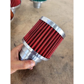 FILTRO DE AR ESPORTIVO DUPLO FLUXO MÉDIO LAVÁVEL 3 MEDIDAS +ABRACADEIRA em Oferta na Shopee