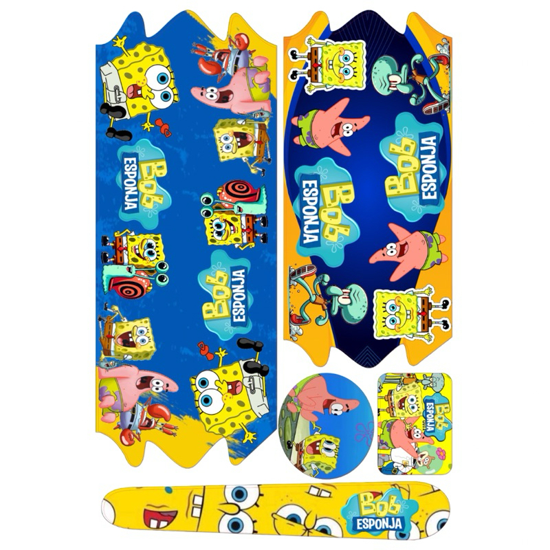 Adesivo Bob Esponja para bicicleta infantil aro 12/14/16/20 em Oferta na Shopee