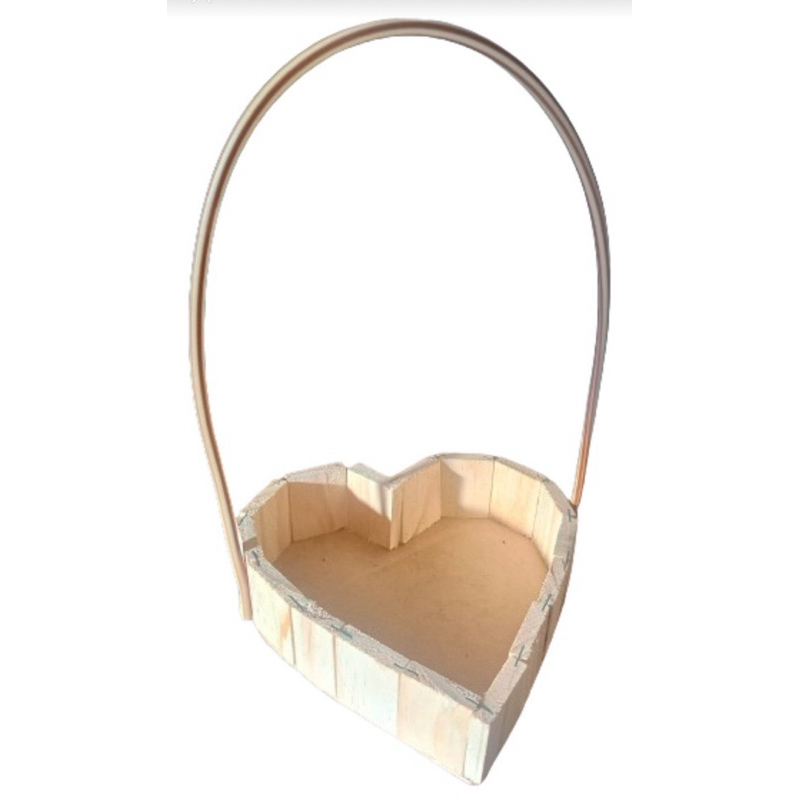 Kit Cesta coração com 10 unidades 20 cm com alça / café da manhã /frutas/ perfumaria dia das mães páscoa namorados