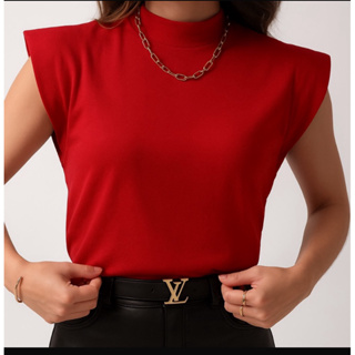 CAMISETA MANGA CURTA GOLA ALTA MUSCLA TER em Oferta na Shopee