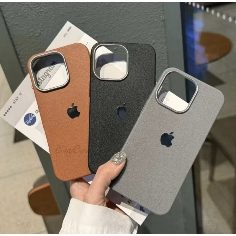 Capa Magnética de Couro para iPhone 12 13 14 15 16promax em Oferta na Shopee