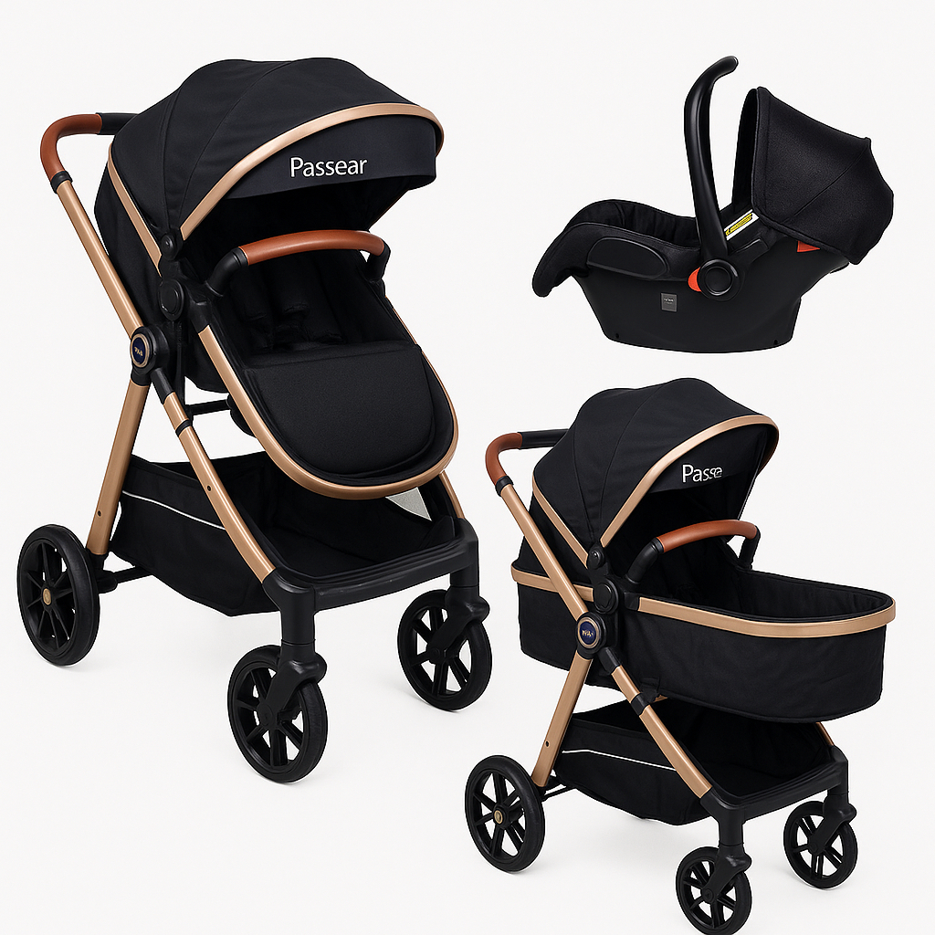 CARRINHO DE BEBE APOLO 6 EM 1 PREMIUM EUROPEU COM MOISES BEBE CONFORTO E BASE FECHAMENTO C...