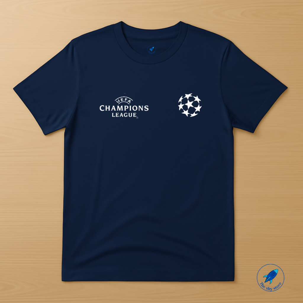 Camisa Camiseta Champions League UEFA Times Futebol 100% Algodão