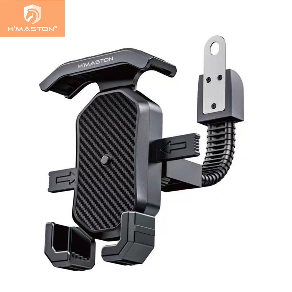 H'maston CJ-91 Suporte Celular para Moto Bike Bicicleta Gps Antiqueda 360 Rotação em Oferta na Shopee