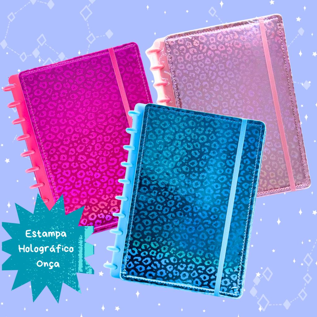 Caderno De Disco Inteligente Médio/Grande 10 e 11 Discos Capa Dura - Papelaria Escritório Escola em Oferta na Shopee