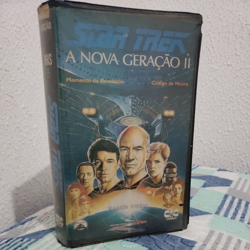 Vhs Star trek a nova geração II. Legendado. testado.