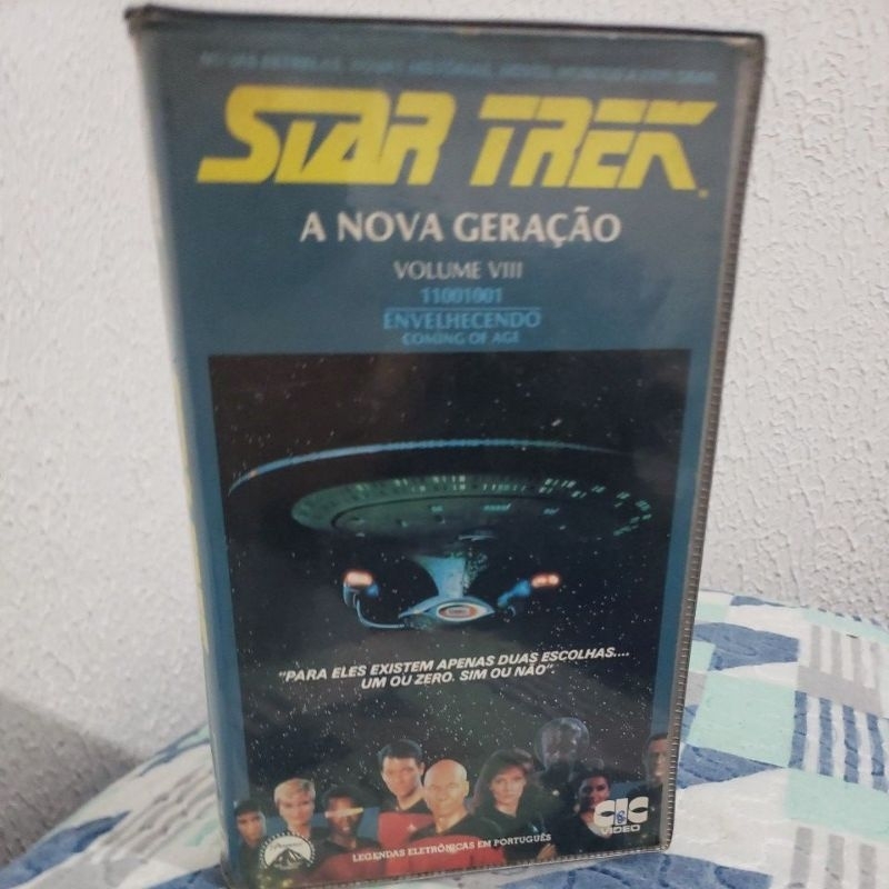 Vhs Star trek a nova geração volume VIII. envelhecendo. testado.