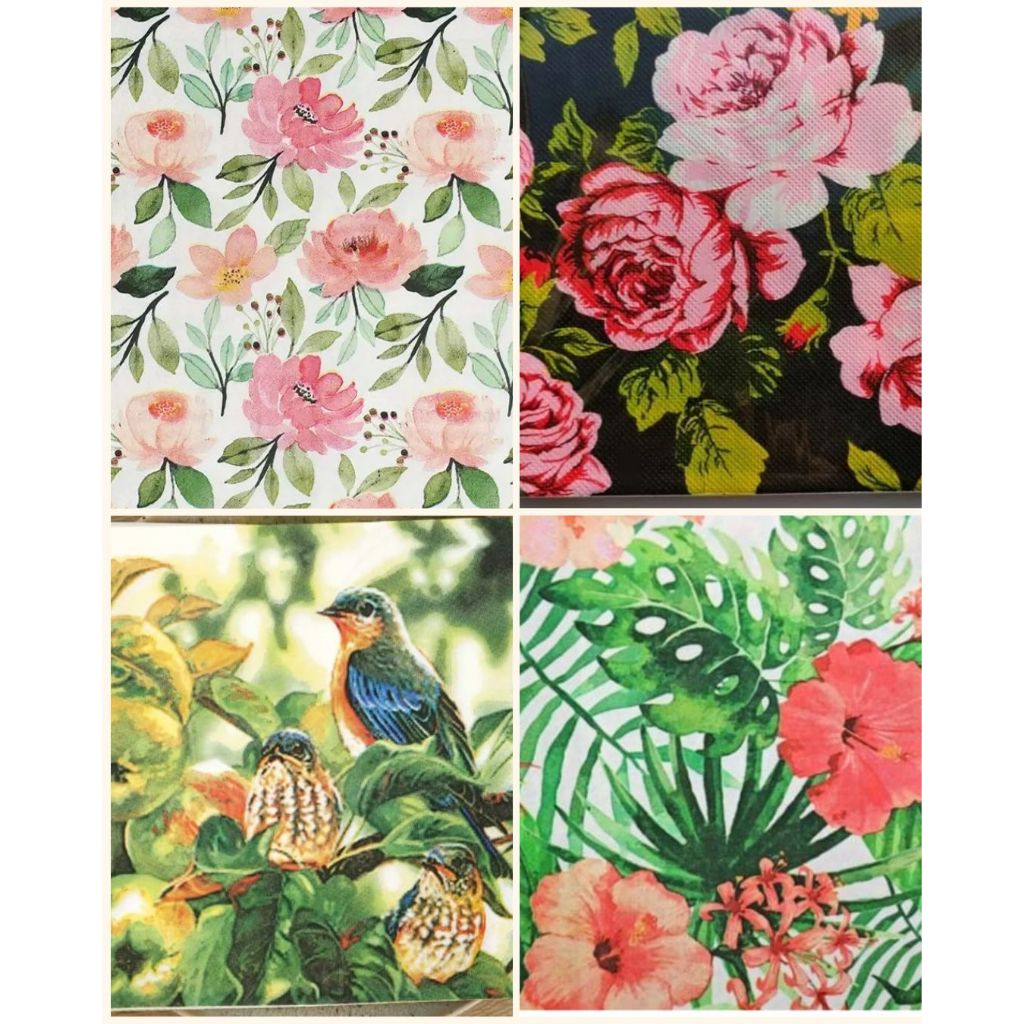 Guardanapo de Papel para Decoupage 4 UNID   decoupagem artesanato - 33X33 CM