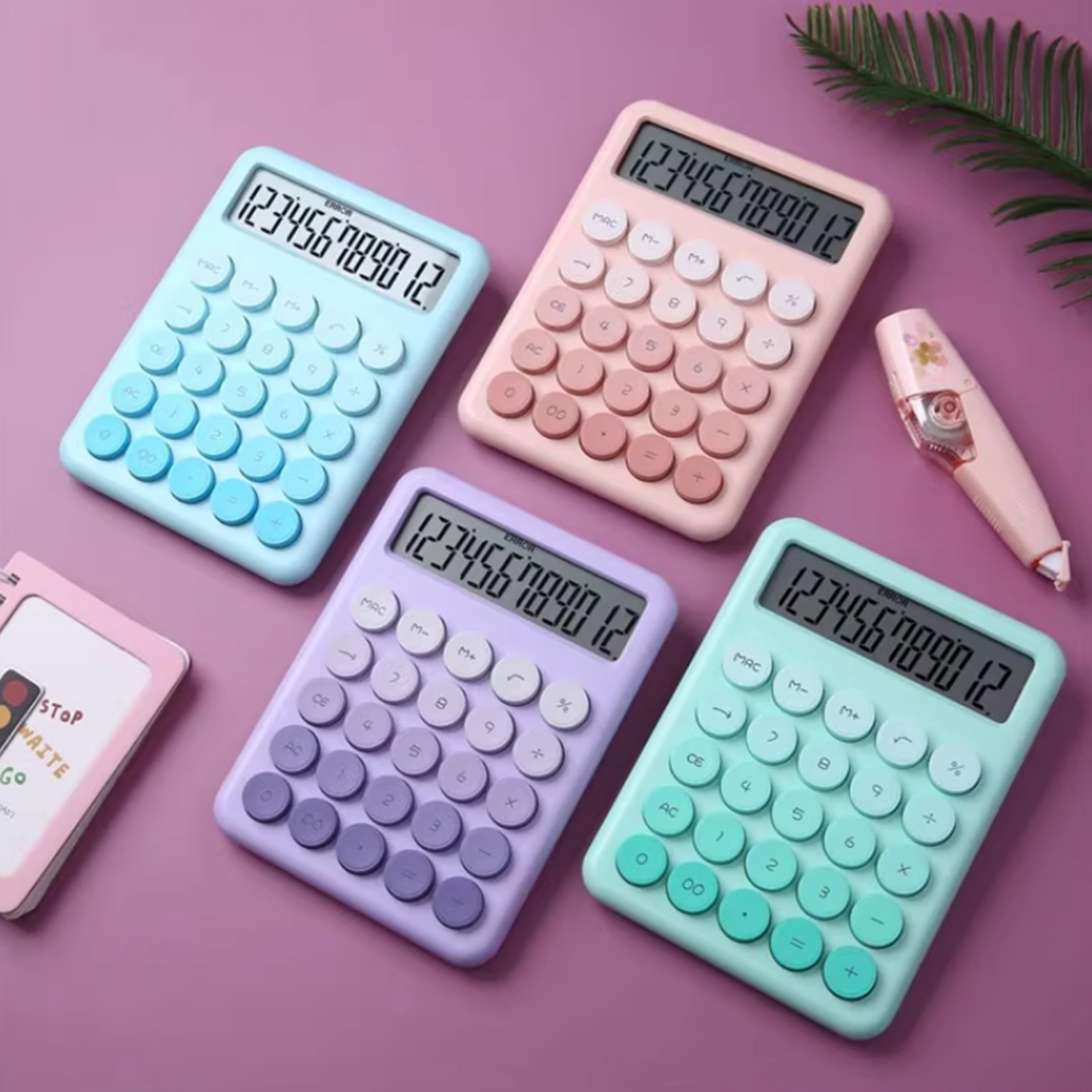 Calculadora científica de mesa com tela grande e bonita para escritório Calculadora financeira