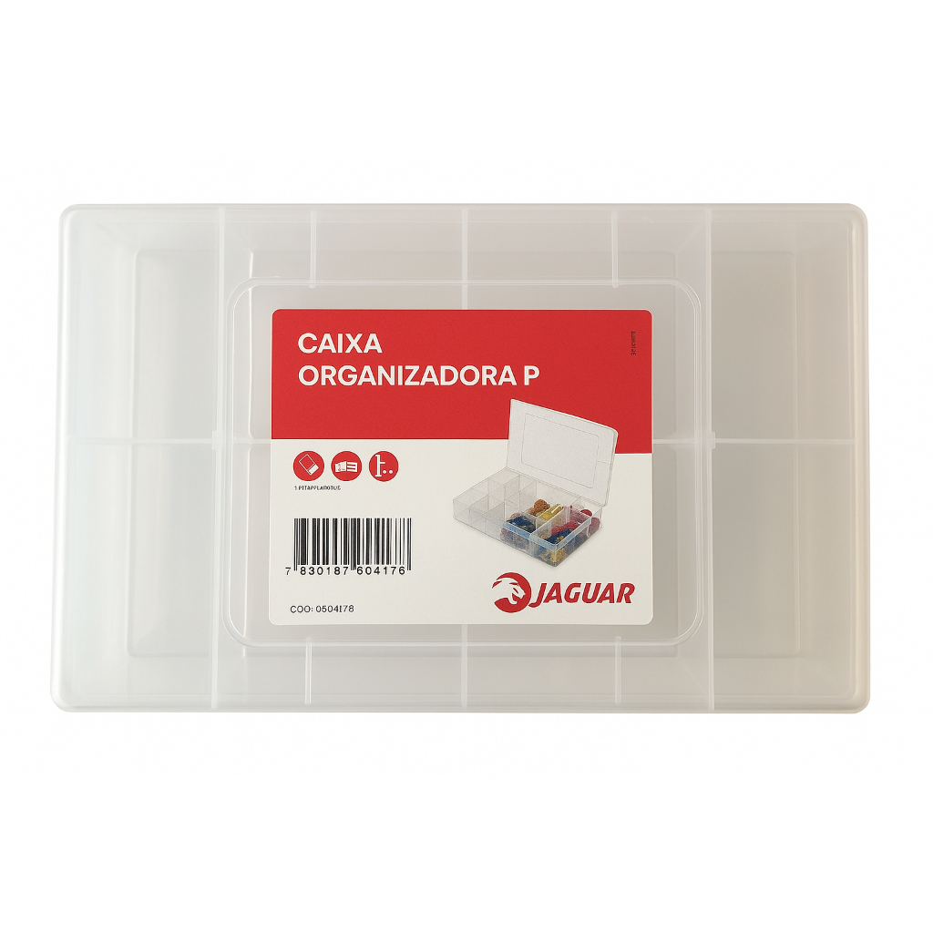 Caixa Organizadora P Joias/Parafusos/Palhetas/Agulhas Jaguar Utilidades