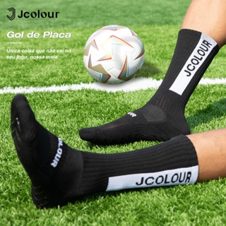Jcolour Meias de futebol profissional para homem Meias desportivas antiderrapantes em Oferta na Shopee