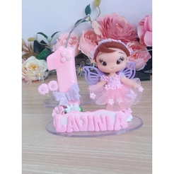 vela de aniversario jardim encantado ou jardim das borboletas