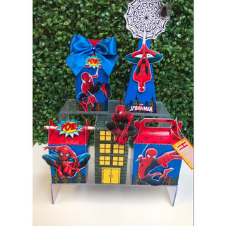 HOMEM ARANHA, CAIXAS PERSONALIZADAS KITS HOMEM ARANHA. FESTA HOMEM ARANHA