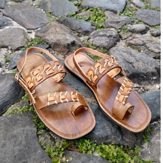 Rasteirinha Feminina Sandália de Couro Franciscana Chinelo de Couro em Oferta na Shopee