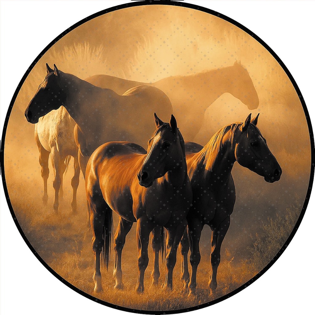 Capa de Estepe para Ecosport Crossfox Cavalos