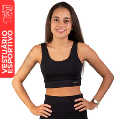 Top Academia Poliamida Fitness Feminino Targ Me Bojo Removível Corrida Ginástica Zero Transparência