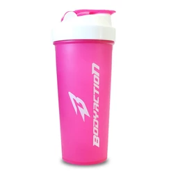 Coqueteleira Shaker Academia 600ml Rosa Bodyaction