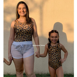 kit body mãe e filha - body temático e variadas estampas - SLIM / PLUS em Oferta na Shopee