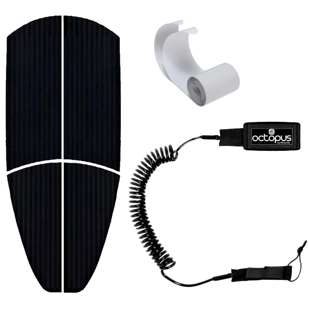 Deck Para Stand Up + Leash Espiral Stand up + Protetor De Borda SUP