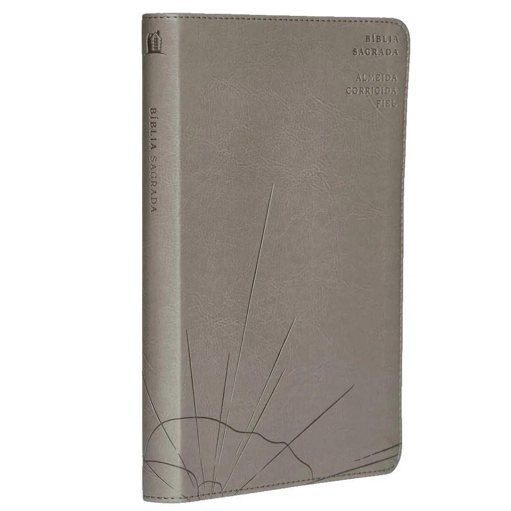 Biblia Sagrada Slim - ACF - Capa Luxo Cinza em Oferta na Shopee