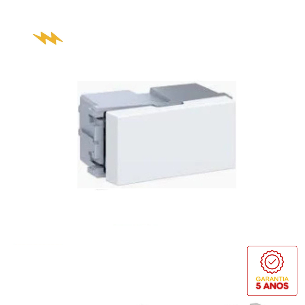 Interruptor Simples 10A Branco 1 Módulo Esatta Marca WEG Original Com Garantia Reforma