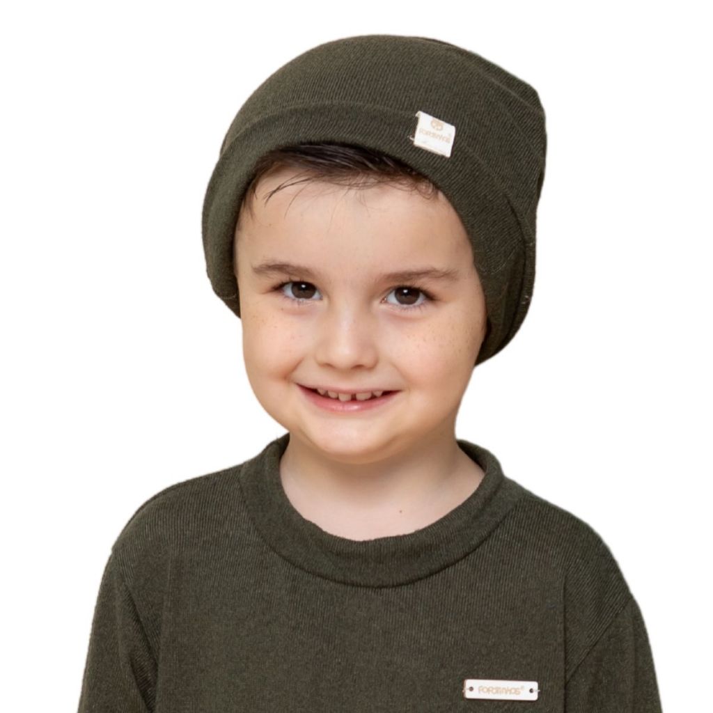 Touca Lã Lisa Lazinha Quentinha Inverno Bebê Básica Inverno