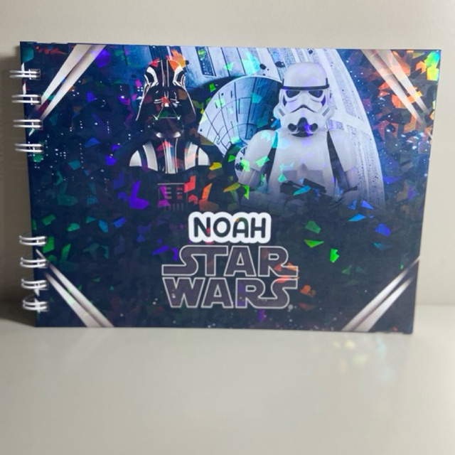 LIVRO DE COLORIR STAR WARS DART VAIDER FIODA 50DESENHOS 180G ESTILO BOBBBIE GOODS MENINA MENINO