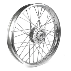 Roda Jante Calha Folha Dianteira Titan 125 2000 Á 2004 Fan 125 2005 Á 2008 Raios 4mm Cromado Disco