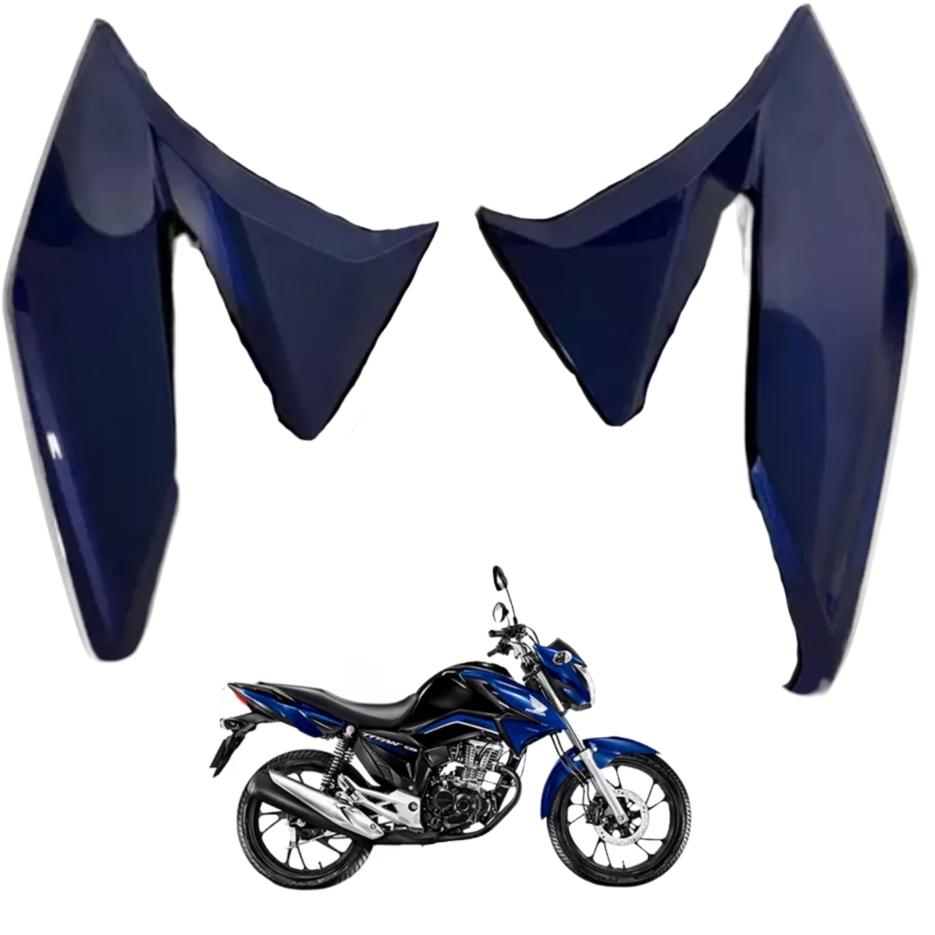 Asa Aba Tanque Lateral Aleta Cg Honda Titan 160 Azul Spencer 2024 PARAMOTOS HONDA