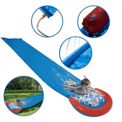 Escorregador Inflável Portátil Plástico PVC Com Esguicho D'agua