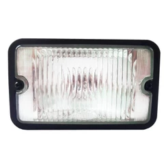 Farol Mobilete Bikelete Lente De Vidro 12v Quadrado