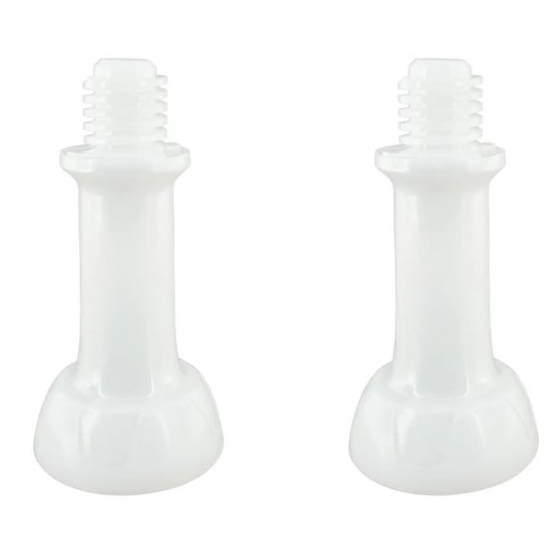 KIT 2UN Pé Nivelador Traseiro Branco Fogão FC4VB FC5VB FC4CS Electrolux Original A16699501