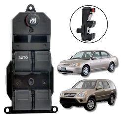 BOTÃO INTERRUPTOR DE VIDRO ELÉTRICO HONDA CIVIC 2001/ CRV