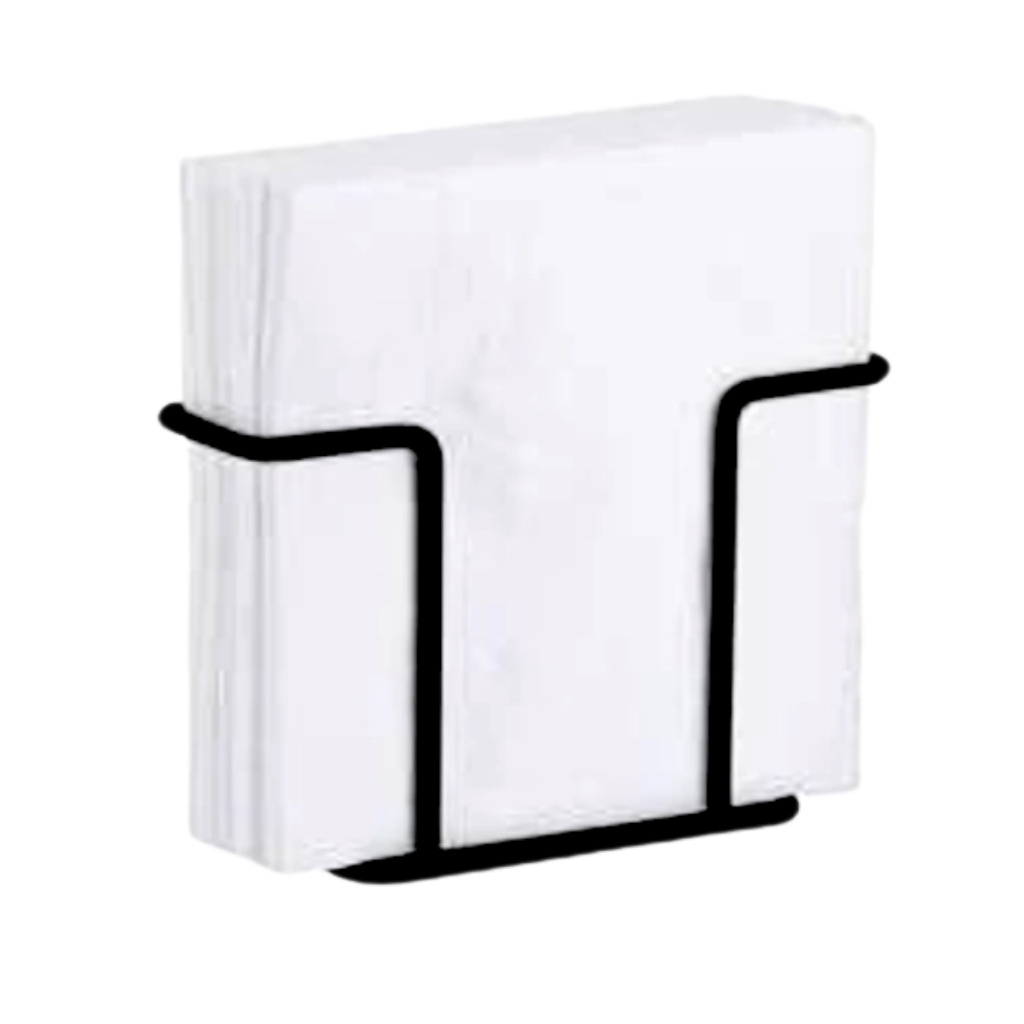 Porta Guardanapos de Aço Industrial Preto Alta Resistência Cozinha Bar em Oferta na Shopee