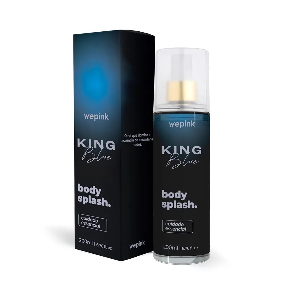 Body Splash King Blue 200ml ORIGINAL WEPINK
