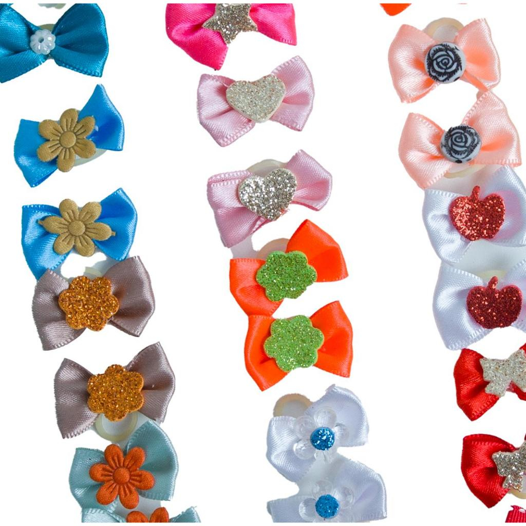 Laço para Cachorro Laço Pequeno com opção de 50,100 ou 150 lacinhos Para Banho E Tosa KIT PROMOCIONAL