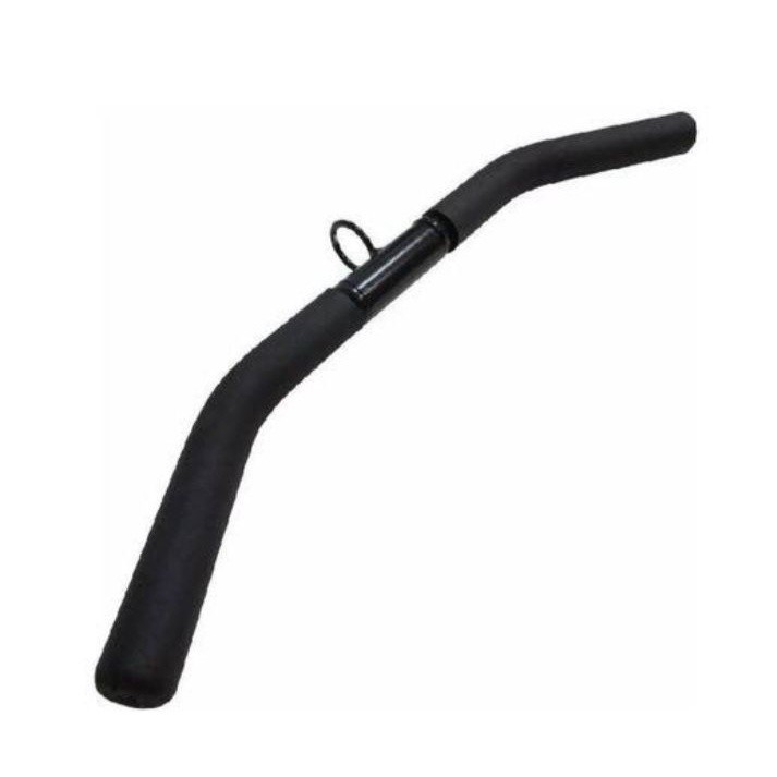 Puxador Curvo Curto Pegada P/ Baixo Cross Over 55cm Academia Profissional Musculação Barra Exercício
