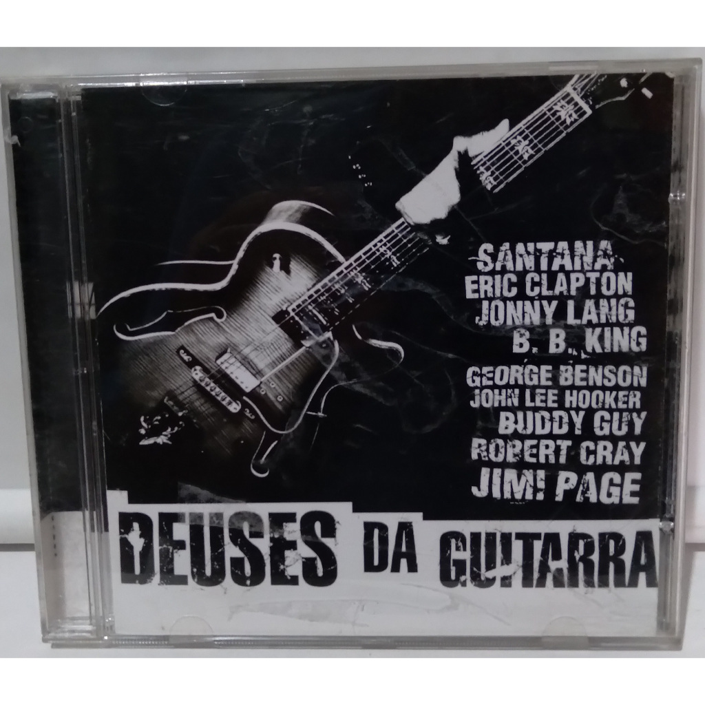 CD - Jimi Page, Steve Vai, Clapton, Buddy Guy, Santana (Deuses da Guitarra) - 2002