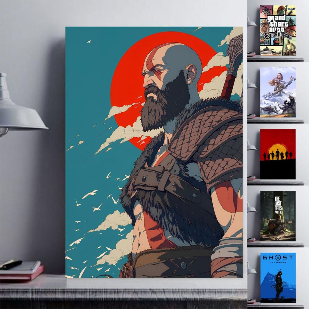 Placa/Quadro Decorativo Gamer Jogos Diversos Playstation Xbox