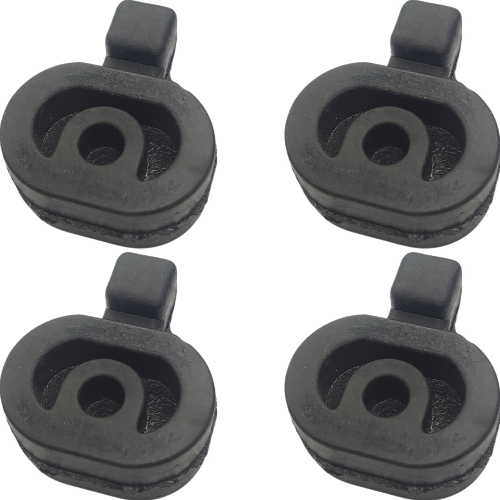 Kit 4 Coxim Borracha Traseiro Escapamento Ford Ka 1999 2000 2001 2002 2003 2004 2005 2006 2007 2008