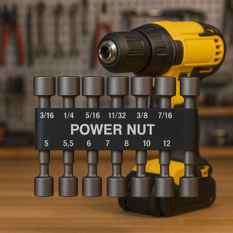 Jogo kit bits Soquetes canhão Para parafusadeira, Soquete Sextavado para parafusadeira, soquetes canhão