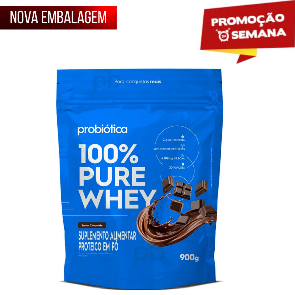 Whey 100% Probiotica 900g  *baixo carbo*