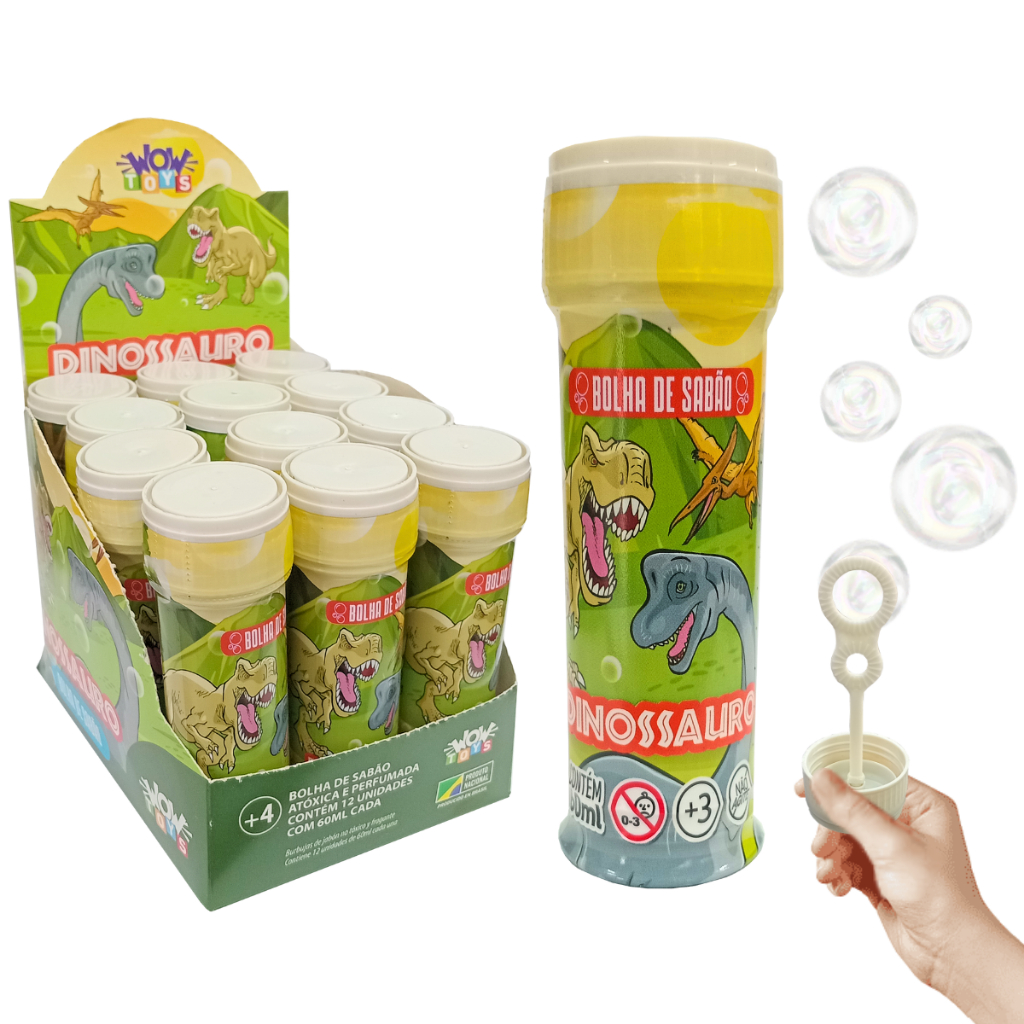 Kit 12 Bolha de Sabão Bolinha dinossauro p/ Festa Lembrancinha Infantil Prenda festa junina em Oferta na Shopee