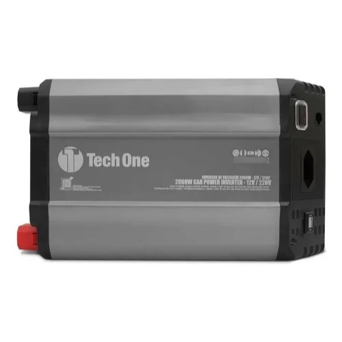 Inversor De Tensão 2000w 12v P/ 220v Conversor De Energia techone original motorhome acampamento